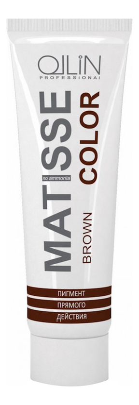 Пигмент прямого действия для волос Matisse Color 100мл: Brown пигмент прямого действия для волос matisse color 100мл yellow