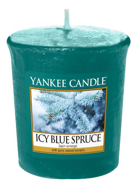 

Ароматическая свеча Icy Blue Spruce: Свеча 49г, Ароматическая свеча Icy Blue Spruce