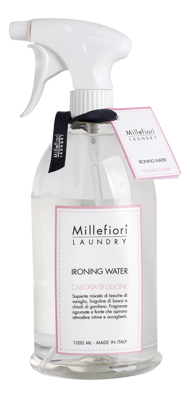 

Аромат для тканей Шепот водопада Laundry Fabric Refreshener Cascata Di Glicine: Спрей 1000мл, Аромат для тканей Шепот водопада Laundry Fabric Refreshener Cascata Di Glicine