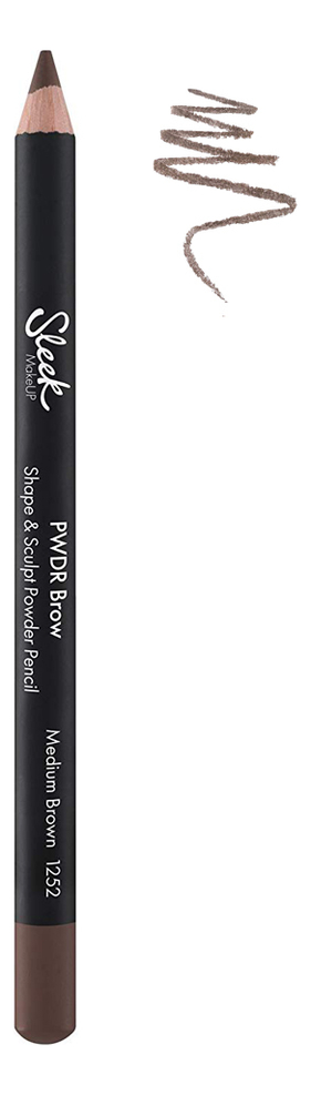 

Карандаш для бровей Powder Brow Pencil 1,3г: 1252 Medium Brown, Карандаш для бровей Powder Brow Pencil 1,3г