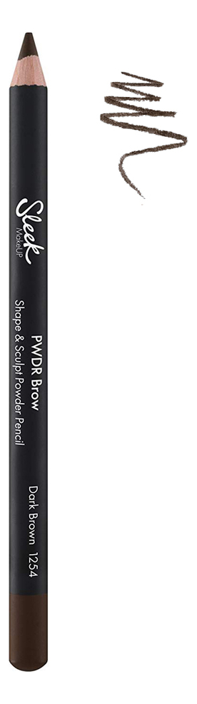 

Карандаш для бровей Powder Brow Pencil 1,3г: 1254 Dark Brown, Карандаш для бровей Powder Brow Pencil 1,3г