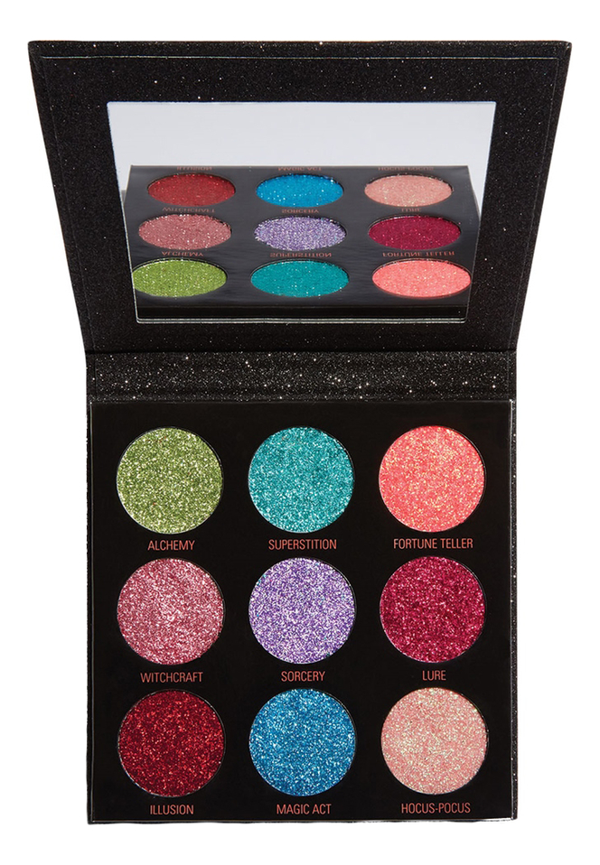 

Палетка глиттеров для век Pressed Glitter Palette 10,8г: Abracadabra, Палетка глиттеров для век Pressed Glitter Palette 10,8г