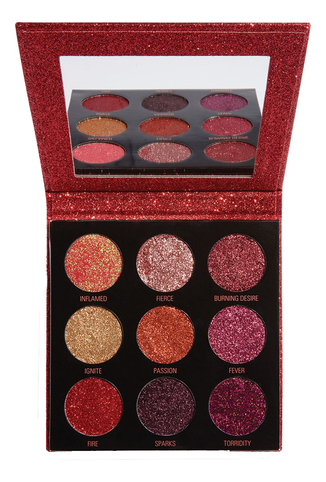 

Палетка глиттеров для век Pressed Glitter Palette 10,8г: Hot Pursuit, Палетка глиттеров для век Pressed Glitter Palette 10,8г