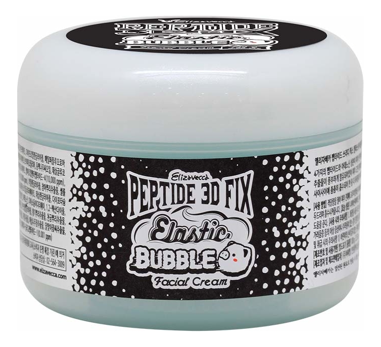 Омолаживающий пузырьковый крем для лица Peptide 3D Fix Elastic Bubble Facial Cream 100г