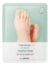 The Saem Маска для ног Pure Natural Foot Treatment Mask 2*8г