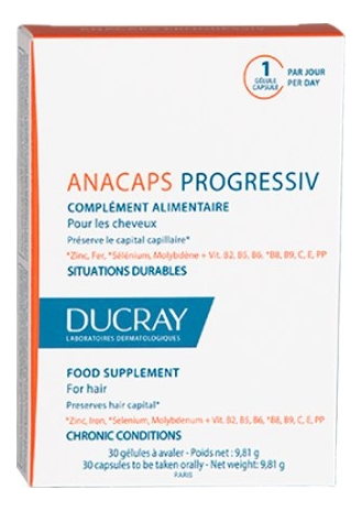 

Капсулы для волос и кожи головы Аnacaps Progressiv No30