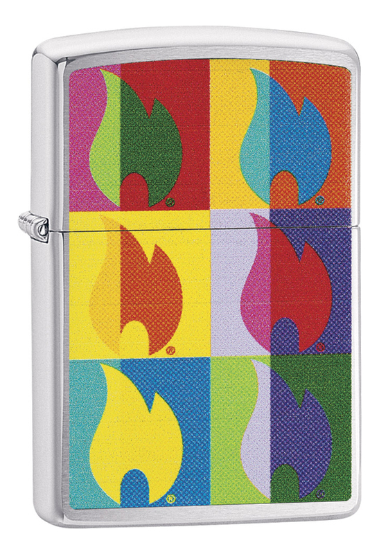 

Зажигалка бензиновая Classic Abstract Flame Design 29623