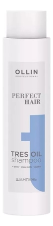 OLLIN Professional Восстанавливающий шампунь для волос Perfect Hair Tres Oil Shampoo 400мл