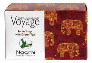 Мыло для лица и тела Voyage India Soap With Green Tea 140г