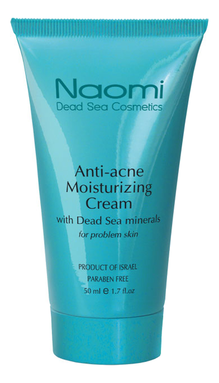 

Увлажняющий крем для лица против акне Anti-Acne Moisturizing Cream With Dead Sea Minerals 50мл