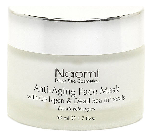 

Антивозрастная маска для лица с коллагеном и минералами Мертвого моря Anti-Aging Face Mask With Collagen & Dead Sea Minerals 50мл