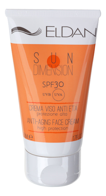 Солнцезащитный крем для лица Anti-Aging Face Cream High Protection SPF 30 UVA 50мл