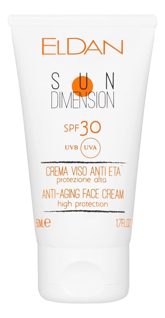 

Солнцезащитный крем для лица Anti-Aging Face Cream High Protection SPF 30 UVA 50мл