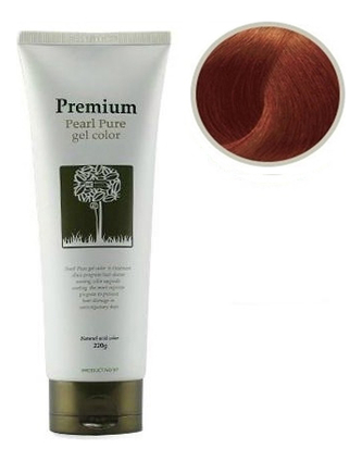 Гель-маникюр для волос с тонирующим эффектом Haken Premium Pearl Pure Gel Color 220г: Macadamia Nature Brown