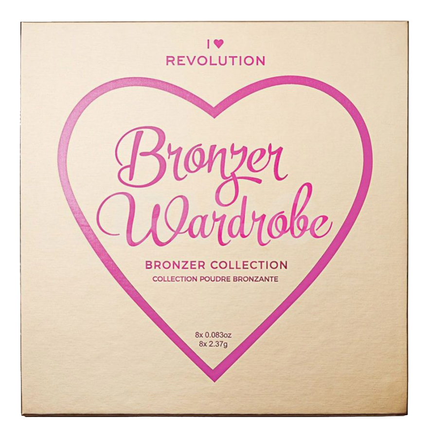 

Бронзер для лица I Heart Revolution Wardrobe Bronzer Palette 19г