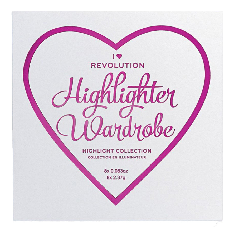 

Палетка хайлайтеров I Heart Revolution Highlighter Wardrobe 10г