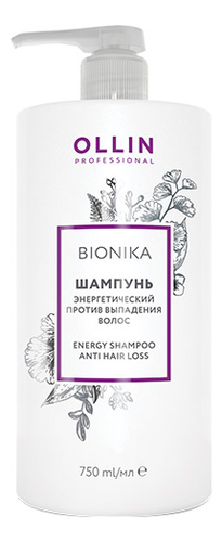 Шампунь энергетический против выпадения волос Bionika Energy Shampoo Anti Hair Loss: Шампунь 750мл, OLLIN Professional  - Купить