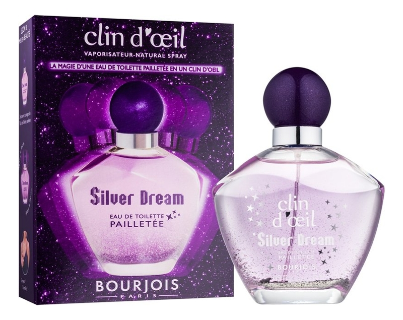 

Bourjois Clin D'Oeil Silver Dream: туалетная вода 75мл, Bourjois Clin D'Oeil Silver Dream
