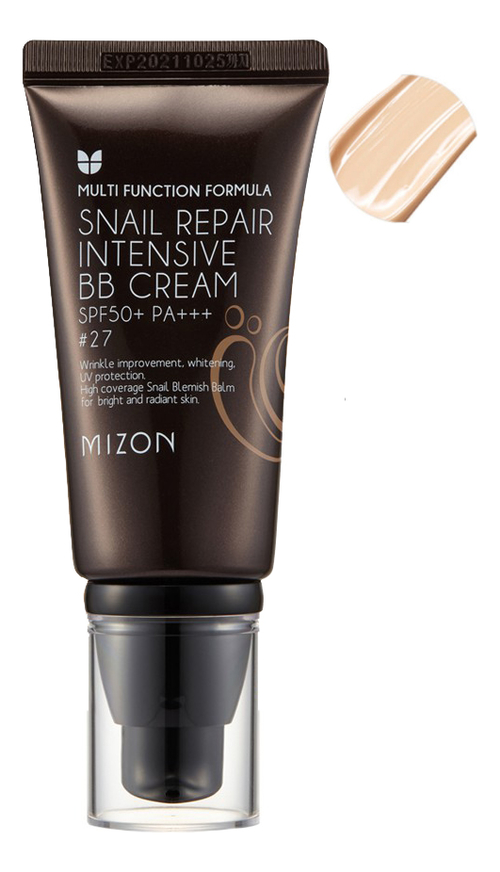 BB крем для лица Snail Repair Intensive Cream SPF50+ РА+++ 50мл: No 27 bb крем для лица premium snail repair intensive cream spf50 ра 80мл no 27