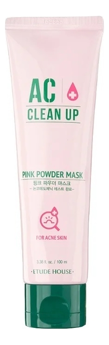

Маска для проблемной кожи с розовой глиной AC Clean Up Pink Powder Mask: Маска 100мл, Маска для проблемной кожи с розовой глиной AC Clean Up Pink Powder Mask