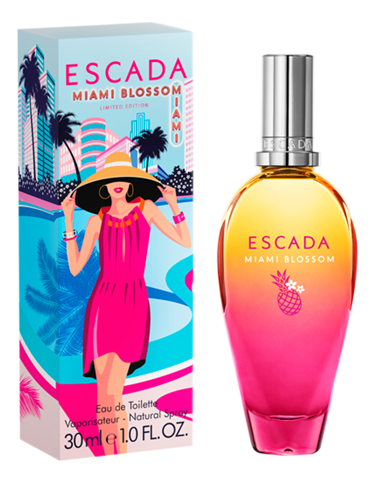 

Escada Miami Blossom: туалетная вода 30мл, Escada Miami Blossom