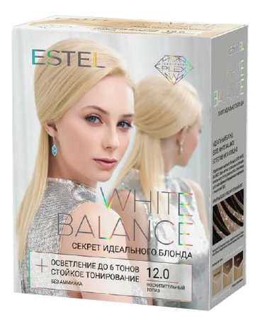 ESTEL набор секрет идеального блонда восхитительный топаз 12.0 white ...