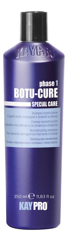 Восстанавливающий шампунь для волос Botu-Cure Special Care: Шампунь 350мл kaypro шампунь botu cure phase 1 востанавливающий 1000 мл