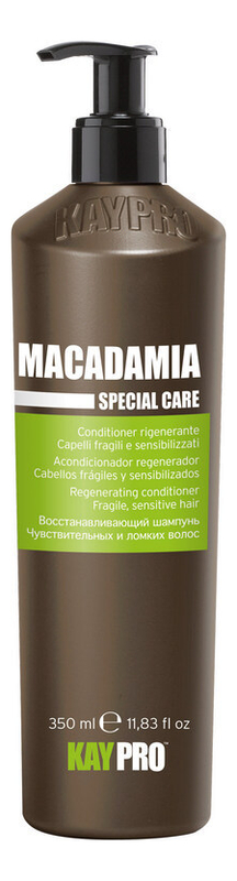 Увлажняющий кондиционер для волос с маслом макадамии Macadamia Special Care Regenerating Conditioner: Кондиционер 350мл