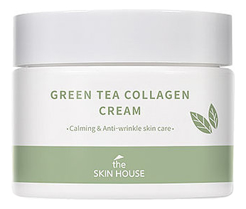 

Успокаивающий крем для лица с коллагеном и экстрактом зеленого чая Green Tea Collagen Cream 50мл