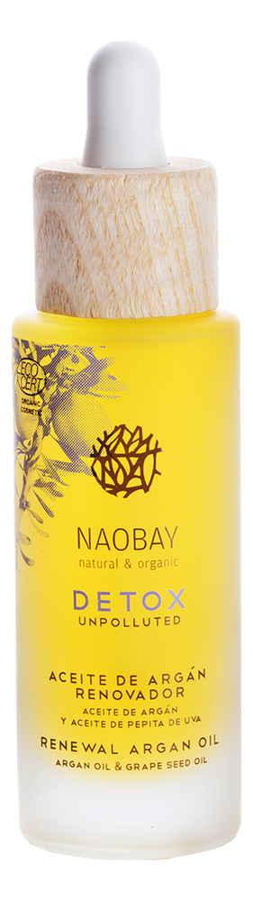 

Аргановое масло для лица Detox Renewal Argan Oil 30мл