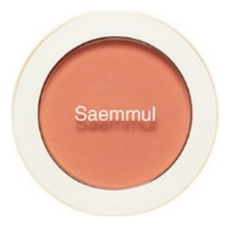 

Однотонные румяна Saemmul Single Blusher 5г: OR04 Pumpkin Latte, Однотонные румяна Saemmul Single Blusher 5г