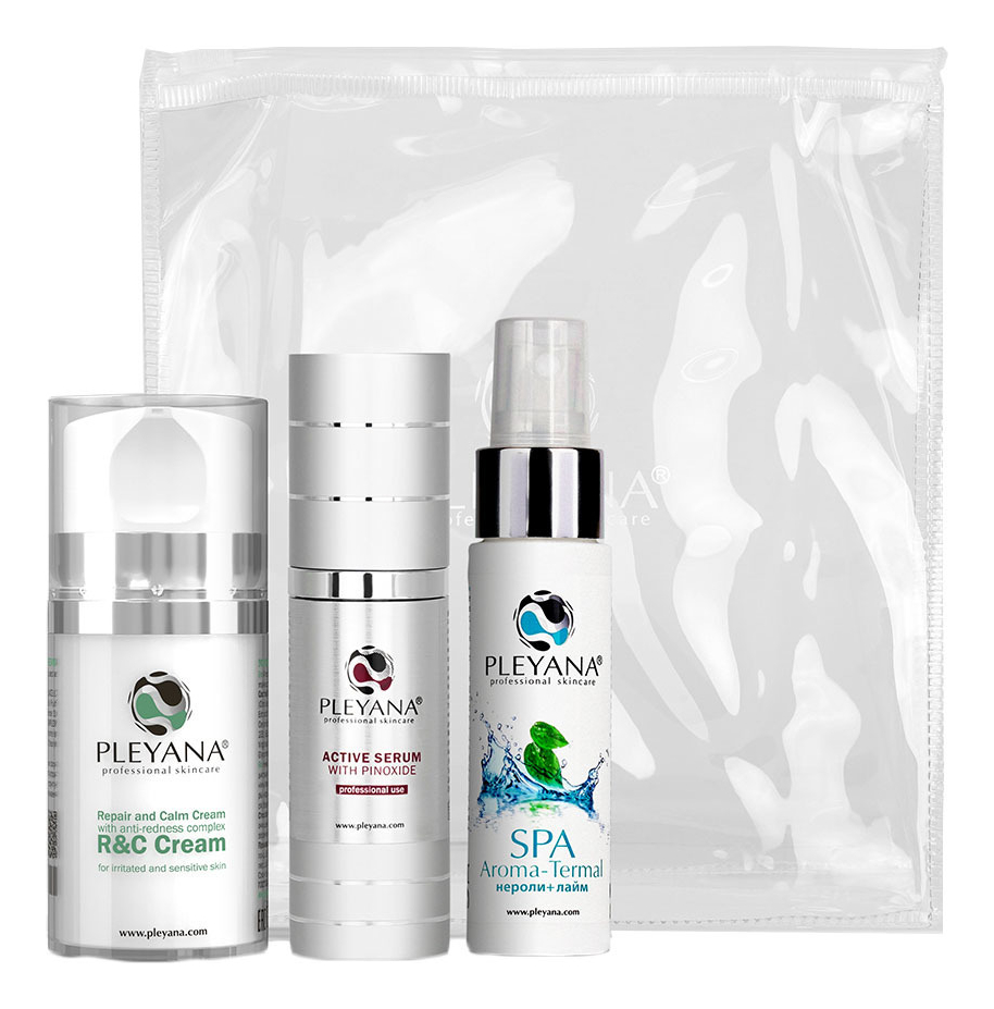 

Набор для лица Анти-Купероз (сыворотка с пиноксидом 30мл + термальная вода Нероли-лайм 50мл + крем с антикуперозным комплексом 50мл)