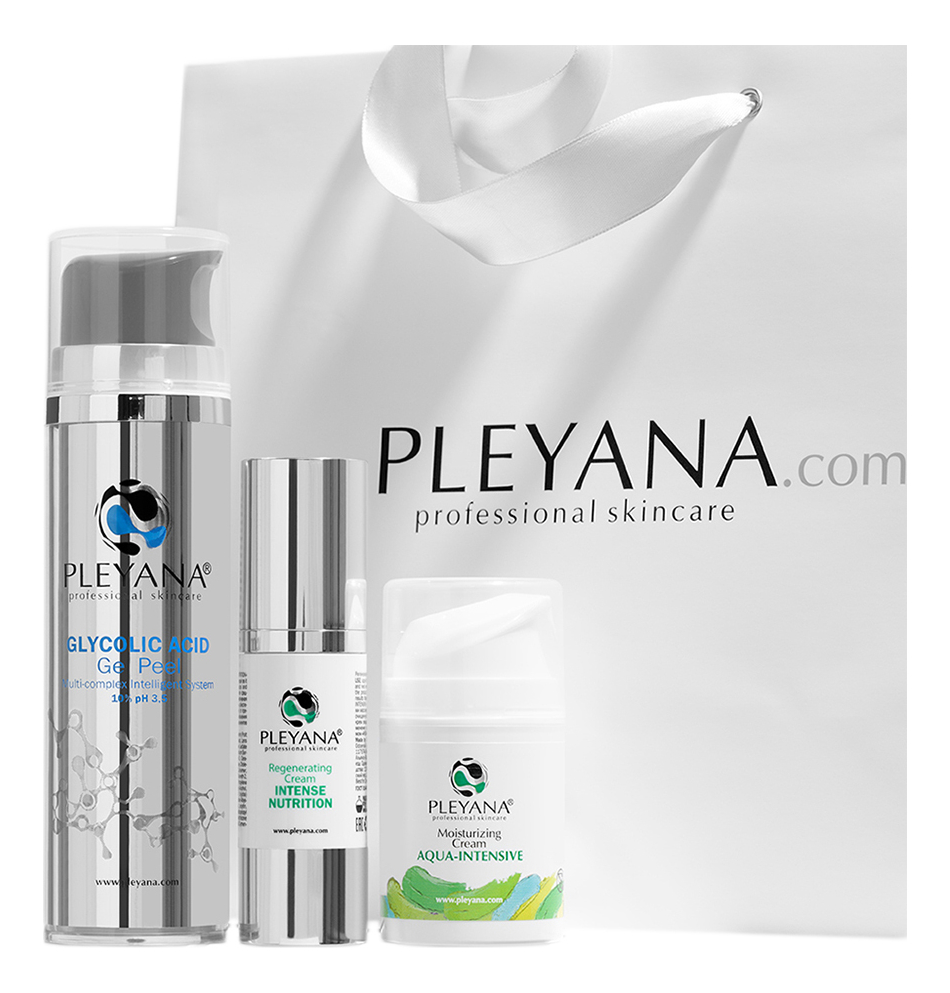 

Набор для лица Home Skin Care Aqua Set No9 (гель-пилинг 120мл + крем 50мл + крем 30мл + бумажный пакет)