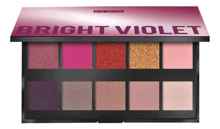 

Палетка теней для век Make Up Stories 18г: 003 Bright Violet, Палетка теней для век Make Up Stories 18г