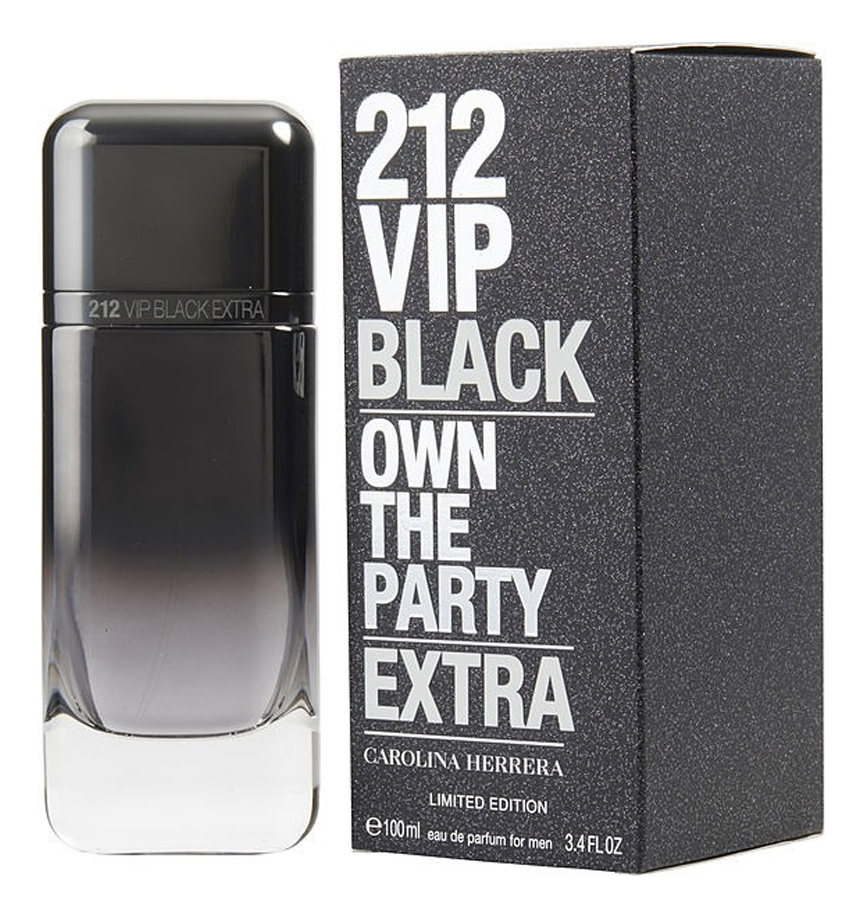 

212 VIP Black Extra: парфюмерная вода 100мл, 212 VIP Black Extra