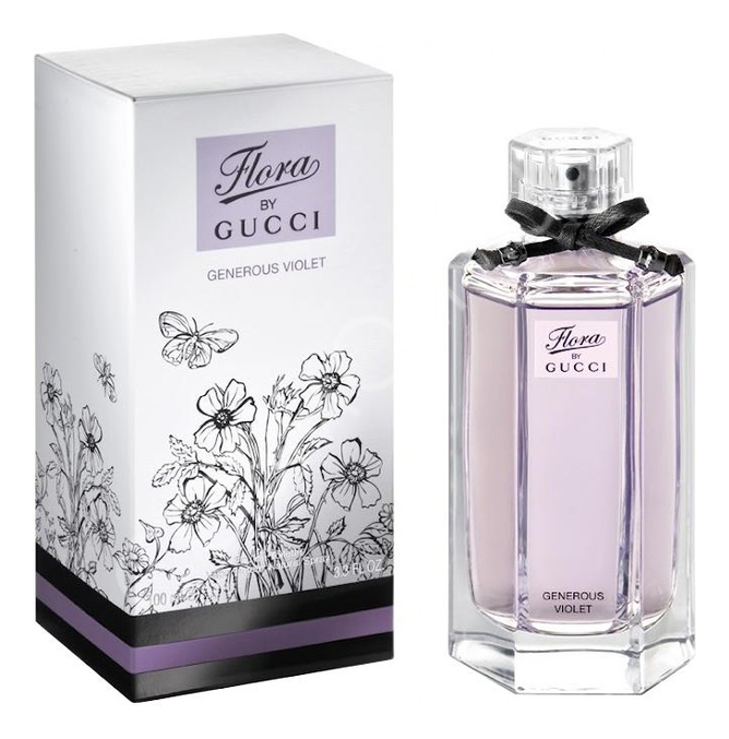 

Flora by Gucci Generous Violet: туалетная вода 100мл, Flora By Gucci Generous Violet
