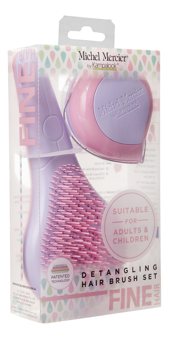 

Набор щеток для тонких волос (Pastel Classic + Travel Detangling Brushes)