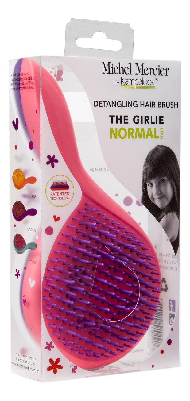 Щетка детская для нормальных волос The Girlie Detangling Brush For Normal Hair от Randewoo
