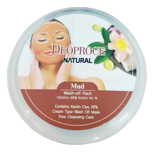 

Глиняная маска для лица Mud Wash Off Pack 100мл