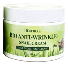 Deoproce Биокрем для лица против морщин с экстрактом улитки Bio Anti-Wrinkle Snail Cream 100г