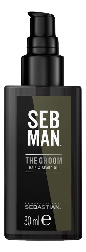 Купить Масло для ухода за волосами и бородой Seb Man The Groom Hair & Beard Oil 30мл, Масло для ухода за волосами и бородой Seb Man The Groom Hair & Beard Oil 30мл, Sebastian