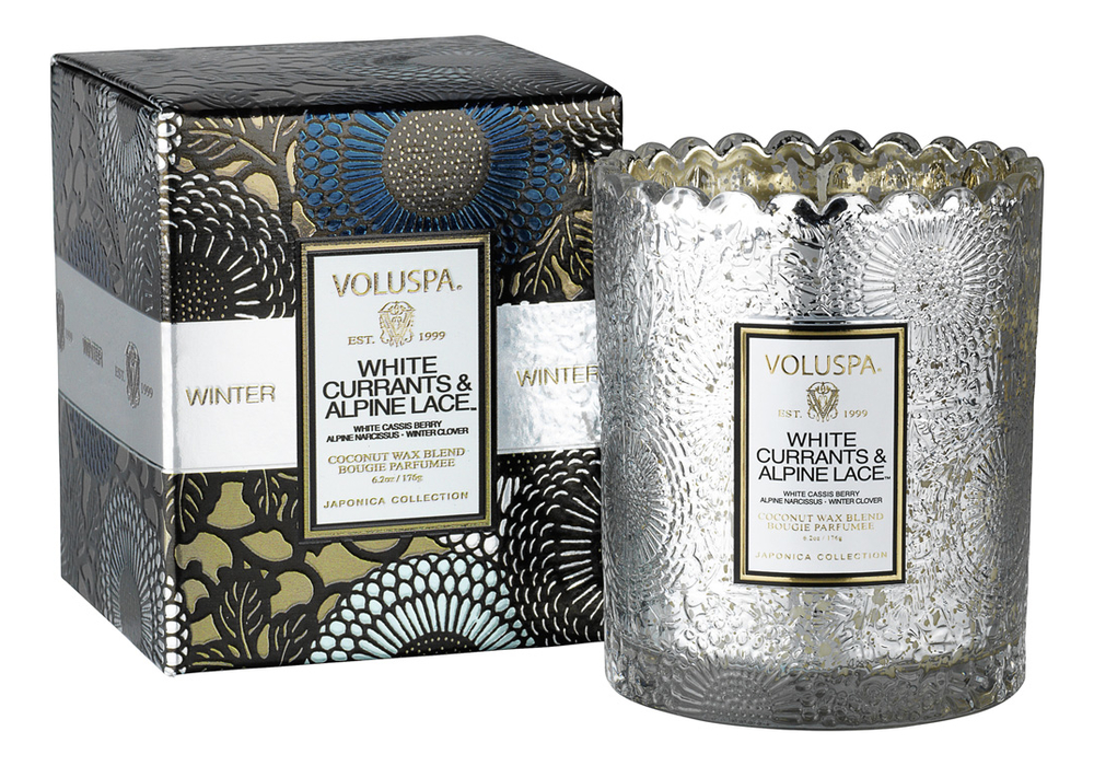 

Ароматическая свеча White Currants & Alpine Lace (белая смородина и альпийские кружева): В подарочной коробке 175г, Ароматическая свеча White Currants & Alpine Lace (белая смородина и альпийские кружева)