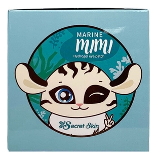 Гидрогелевые патчи для области вокруг глаз с экстрактом морских водорослей Marine Mimi Hydrogel Eye Patch 60шт