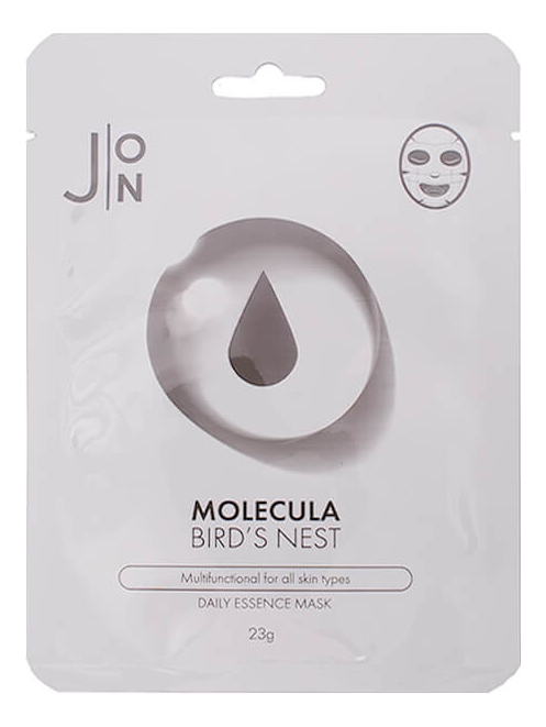 

Тканевая маска для лица Molecula Bird's Nest Essence Mask: Маска 10*23г, Тканевая маска для лица Molecula Bird's Nest Essence Mask
