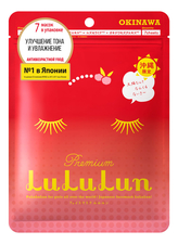 LuLuLun Увлажняющая и улучшающая цвет лица тканевая маска Ацерола с о. Окинава Premium Face Mask Acerola