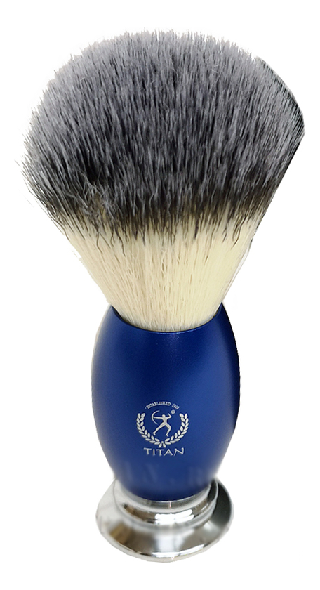 

Помазок для бритья арт. 105812 (щетина серебристого барсука, матовый алюминий, синий)