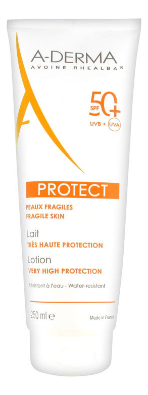 

Солнцезащитный лосьон для тела Protect Lait Tres Haute Protection SPF50+ 250мл