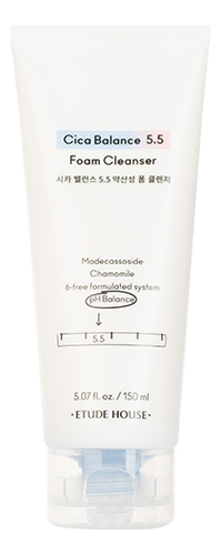 

Очищающая слабокислотная пенка для лица Cica Balance 5.5 Foam Cleanser 150мл