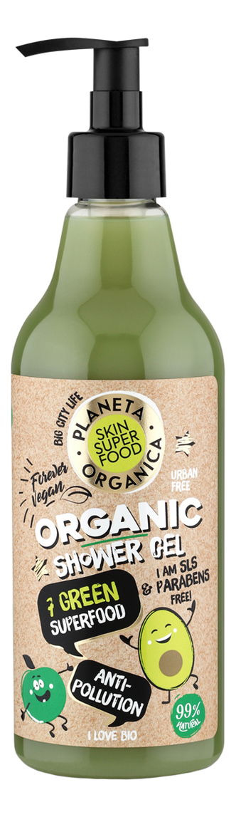 

Гель для душа Anti-Pollution Skin Super Food 500мл