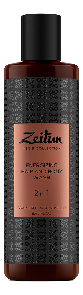 Купить Очищающий гель для волос и тела 2 в 1 Грейпфрут и розовое дерево Energizing Hair & Body Wash 250мл, Очищающий гель для волос и тела 2 в 1 Грейпфрут и розовое дерево Energizing Hair & Body Wash 250мл, Zeitun